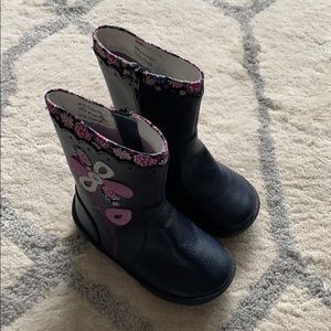 Boots for little girls! Pediped Heel 21 Cushion